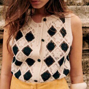 SEZANE Ron Top SIZE MEDIUM NWOT